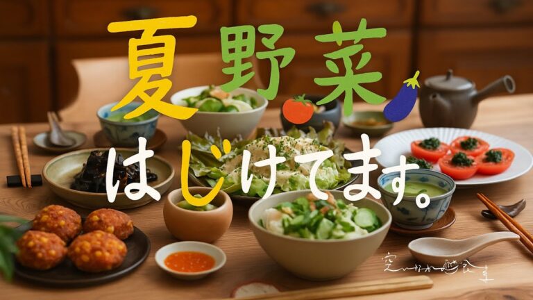 簡単すぎて、感激。ナスの皮まで美味しすぎた夏野菜５品【節約レシピ】