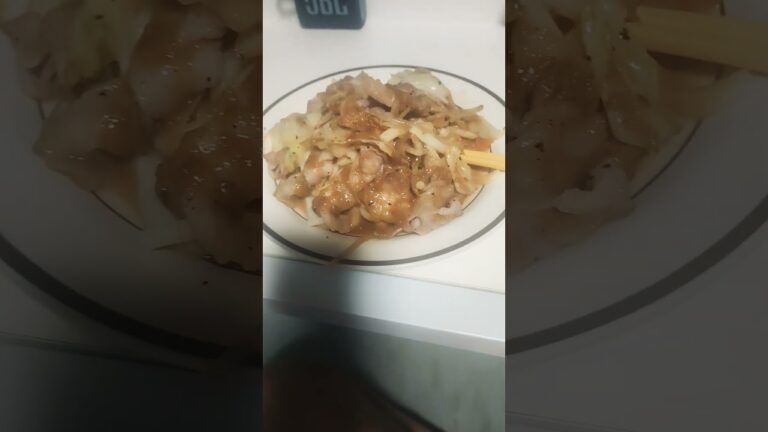 冷やしうどん作ったら、焼きうどんに変わりましたw 冷やしうどん作ったら、焼きうどんに変わりましたw