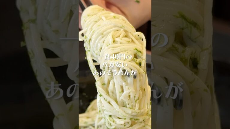 【1食40円】とんでもない無限そうめんを作ってしまいました#PR #ヤマサ