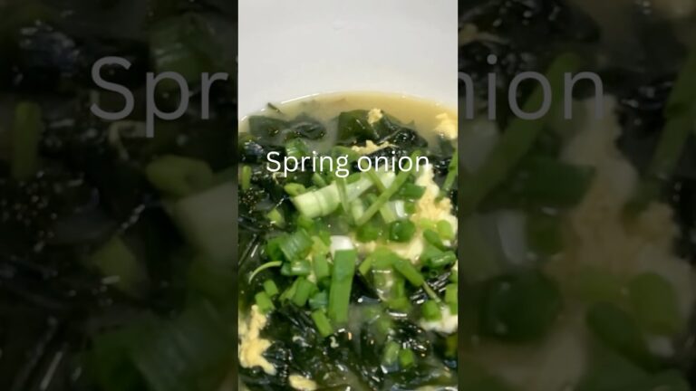 🍙Miso Seaweed Soup #shorts #cooking #food #recipe