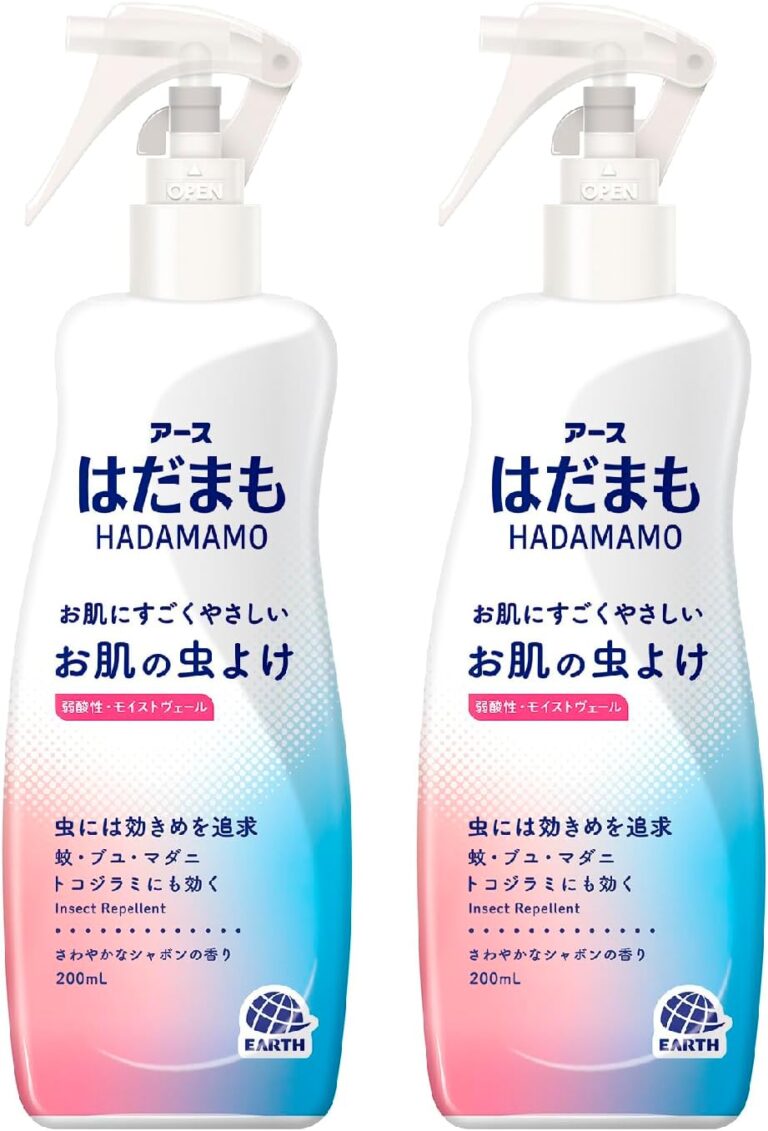 お肌にやさしい虫よけスプレー！アース製薬「はだまも ミスト」がおすすめ
