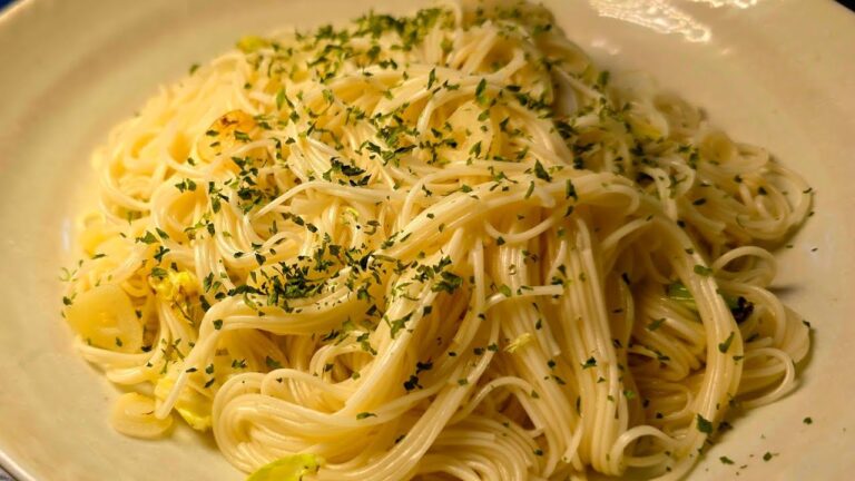 沖縄で習った神レシピ。にんにく油そうめん