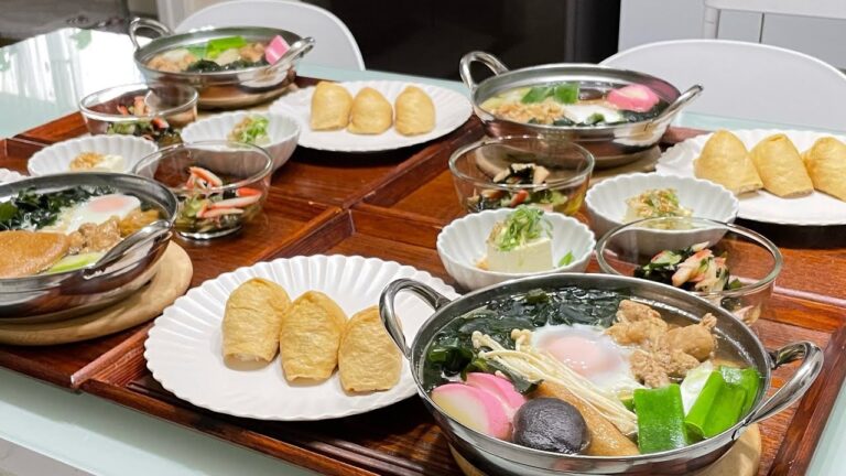 7月24日✰晩ごはん作り!!!鍋焼きうどんとかお稲荷さん♩♩♩材料・分量は概要欄に書いてます📝