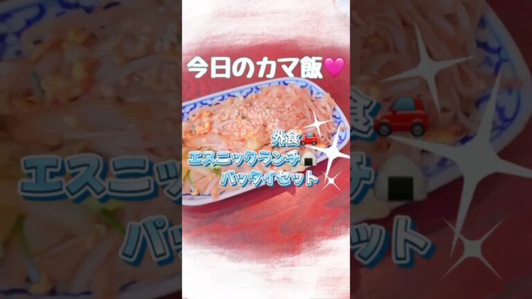 今日のカマ飯🩷外食でエスニック料理🍳 #lgbt #ドラァグクイーン #もっぱん