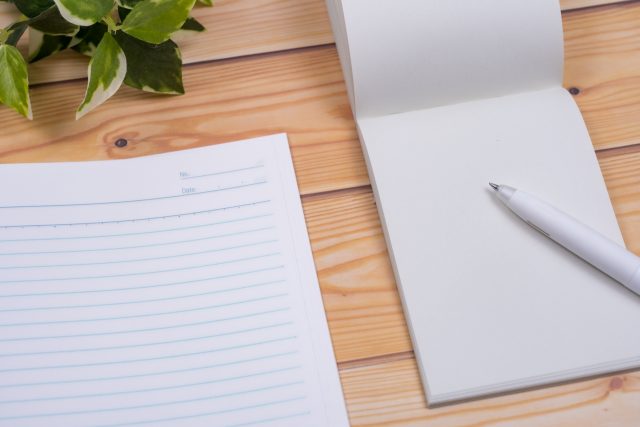 ノートとメモ帳