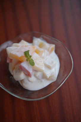 ヨーグルトのフルーツサラダ