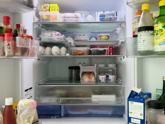冷蔵庫の中 7割収納