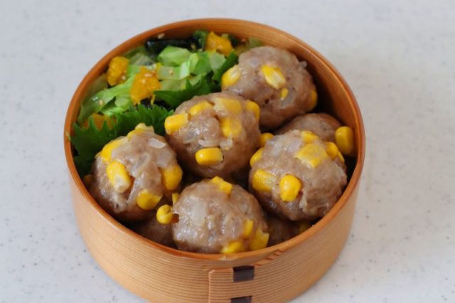 2品弁当の詰め方プロセス