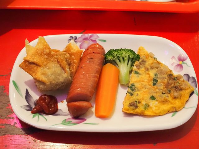 鶏だしのラーメンセットのメニュー