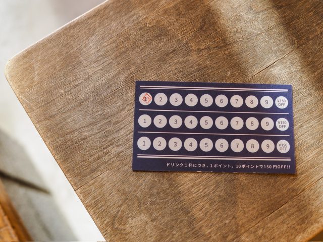 PASSAGE COFFEE ポイントカード