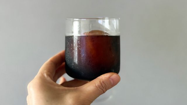 アイスコーヒー　淹れたて