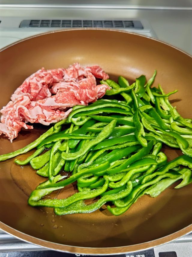 ピーマンと豚肉