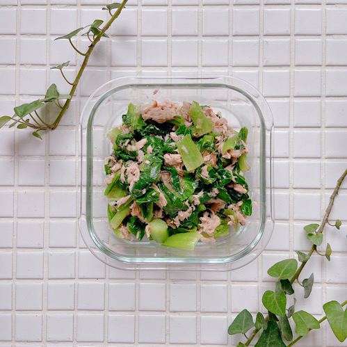 小松菜とツナのおかか和え