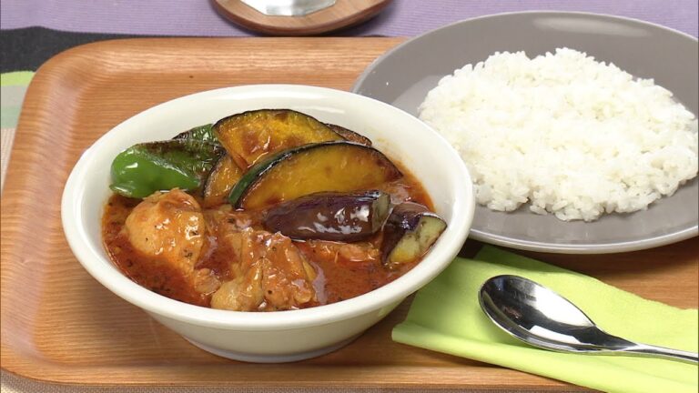 【3分クッキング公式】夏野菜カレー