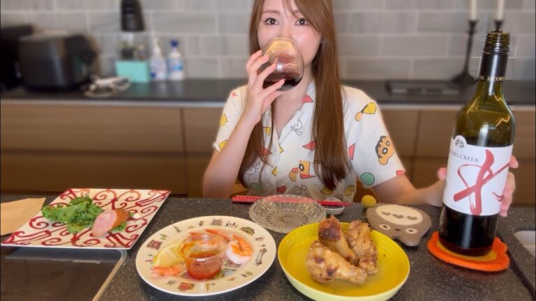 【お昼から酔いたい！】赤ワインに合う肉食おつまみ作って昼飲みするよ🍷🍗