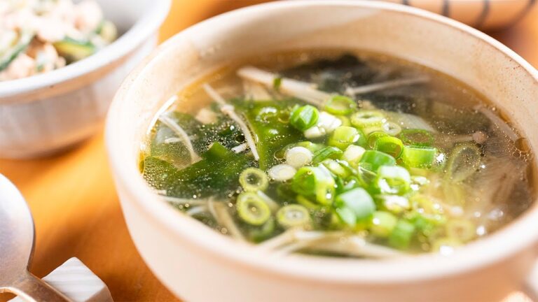 【長ねぎ簡単レシピ】たった5分!スープはこれでいい♪先に混ぜるだけ。