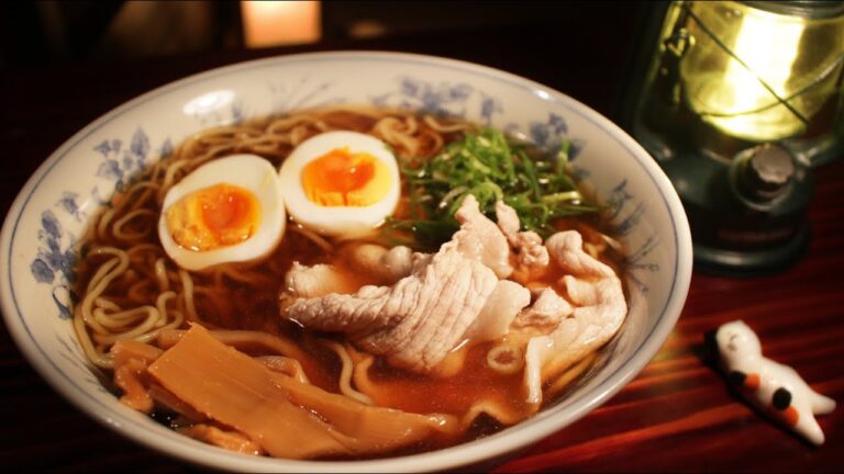 和風冷やしラーメン｜疲れた体にやさしい深夜料理｜Gentle Japanese Cold Ramen at Midnight