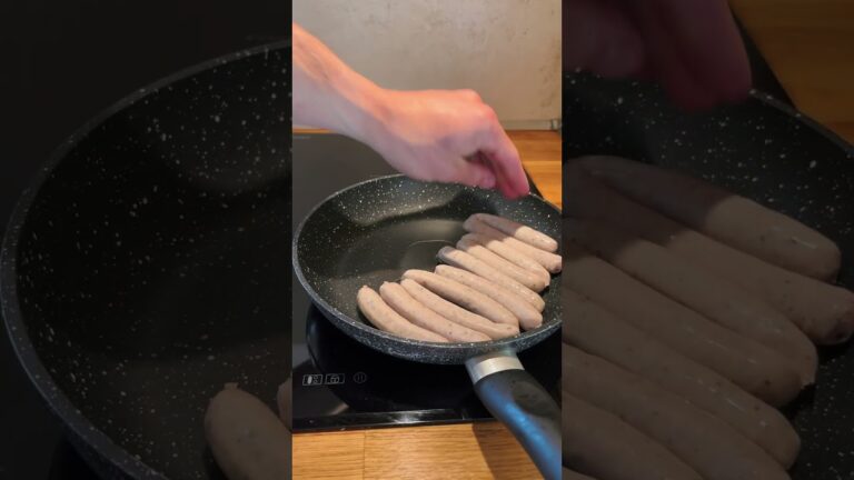 Cooking a Full English Breakfast with Fresh Garden Vegetables