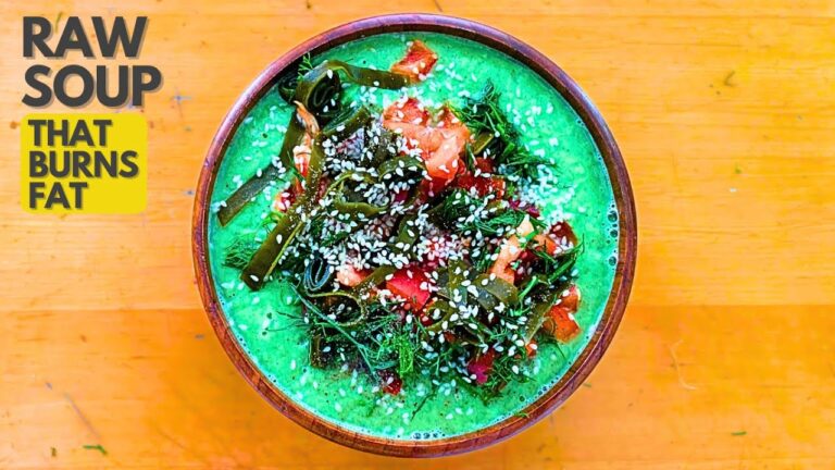 5 Minute Weight Loss Raw Soup That Tastes Amazing!