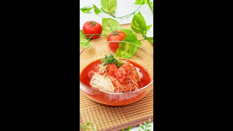 【そうめん何束あっても足りないよ♡】さっぱりが止まらない!簡単激うまアレンジレシピ Collaboration With DAIGOも台所 /Somen Noodle with Tomato Soup 【そうめん何束あっても足りないよ♡】さっぱりが止まらない!簡単激うまアレンジレシピ Collaboration With DAIGOも台所 /Somen Noodle with Tomato Soup