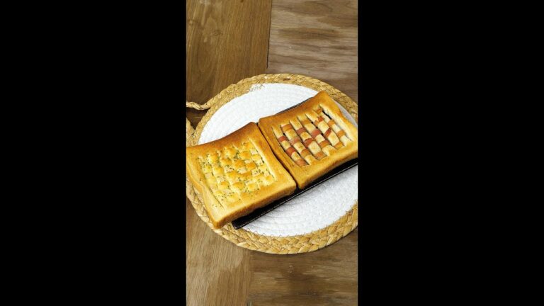 【とろけるチーズとカリカリベーコン！】編み込みテクニックでおいしくおしゃれな食パンアレンジ2種トースト / Braided Toast with Cheese