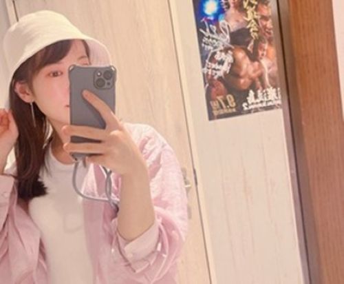 鏡に映ったyukaさん