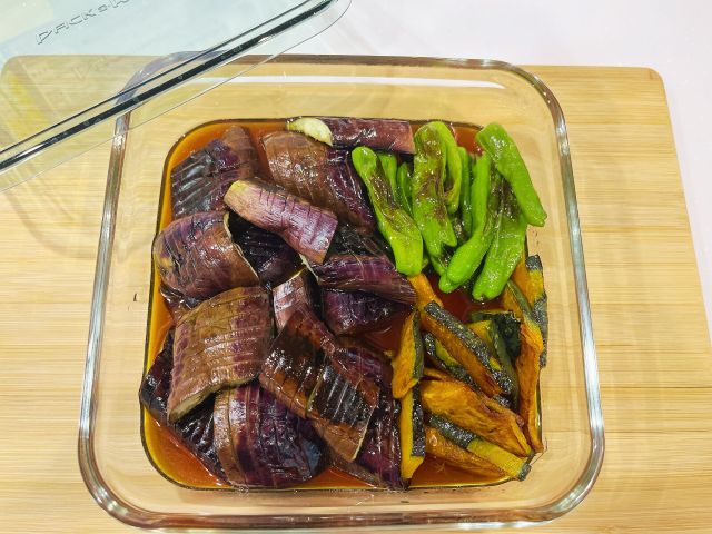 夏野菜の揚げびたし