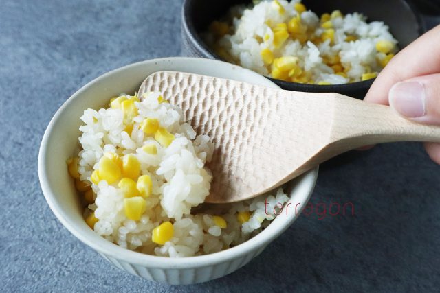 コーンバターの炊き込みご飯