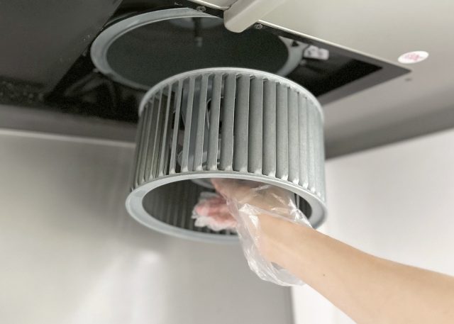 換気扇の中の掃除