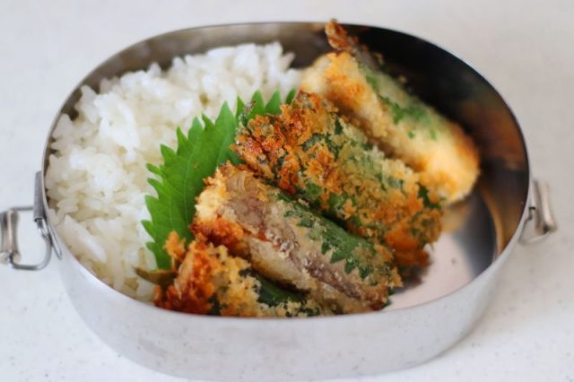 2品弁当の詰め方プロセス