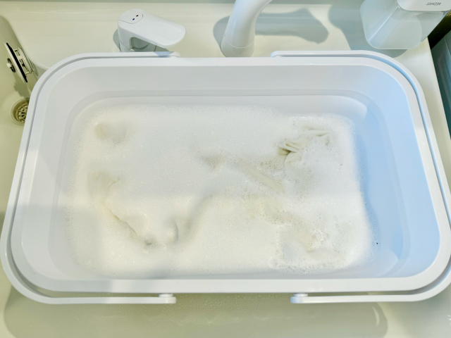 酸素系漂白剤でつけおき