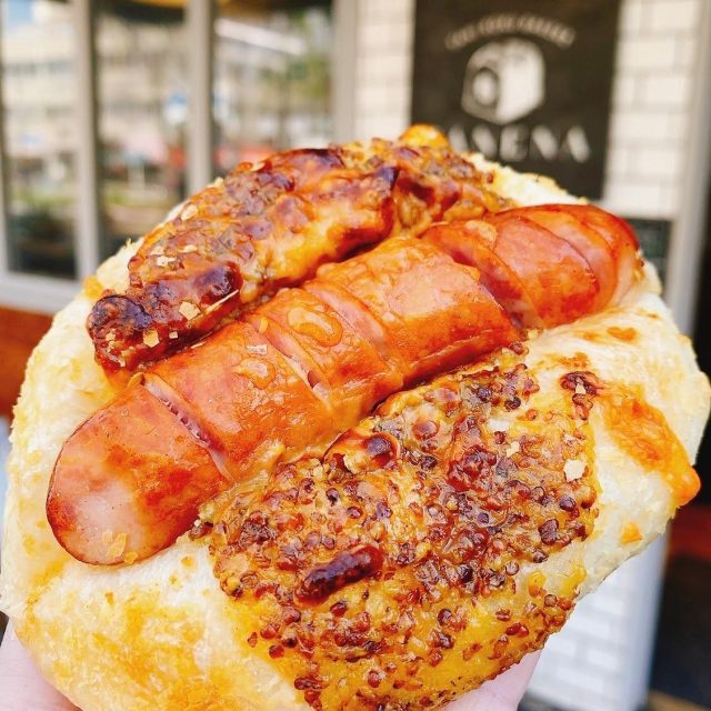 ポークウィンナーのハニーマスタード