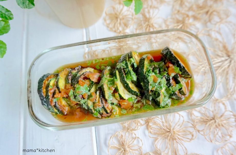 ズッキーニの焼きびたし