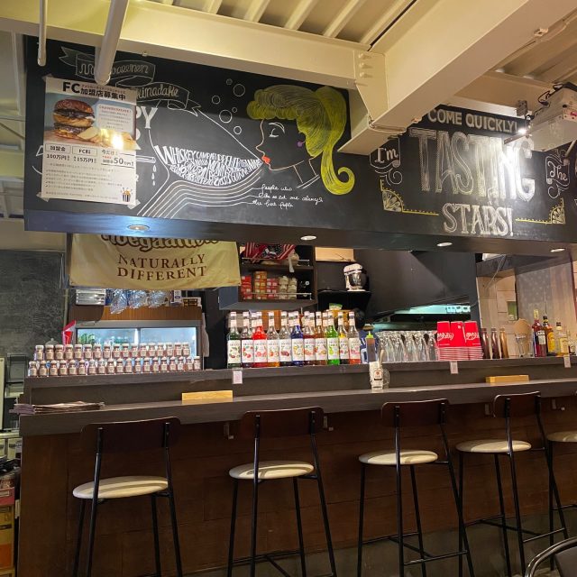 RICH GARDEN 梅田中崎町 カウンター席