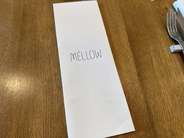 MELLOW堀江 メニュー