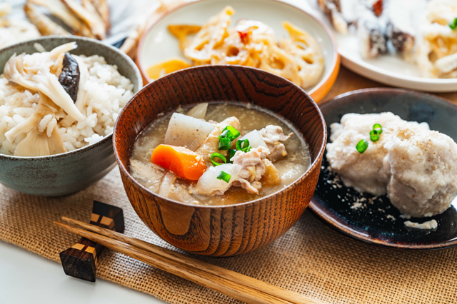 味噌汁 具だくさん