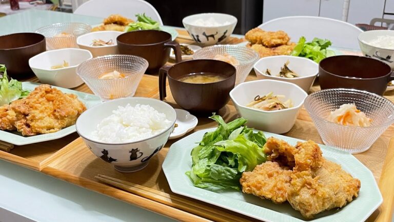 9月2日✰晩ごはん作り!!!鶏胸肉で簡単美味しいフライドチキンとか♩♩♩材料・分量は概要欄に書いてます📝
