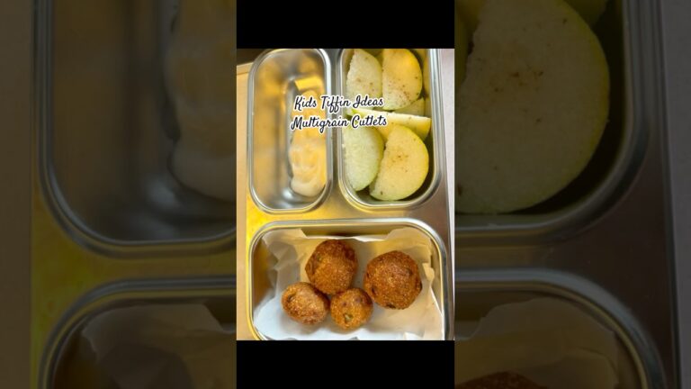 🍱 Healthy Multigrain Cutlets |Perfect for Kid’s Lunchbox | No Frying 🔥