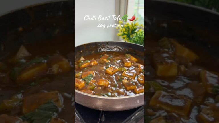 Chilli Basil Tofu🌿🌶️