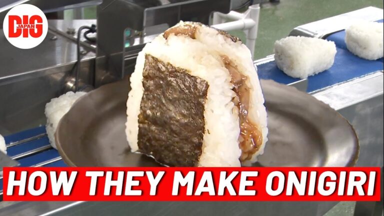 Unlocking the Secrets of Japan's Onigiri Production!