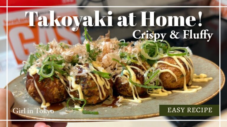 How to Make Perfect Takoyaki at Home 🐙 | Japanese Street Food Recipe
