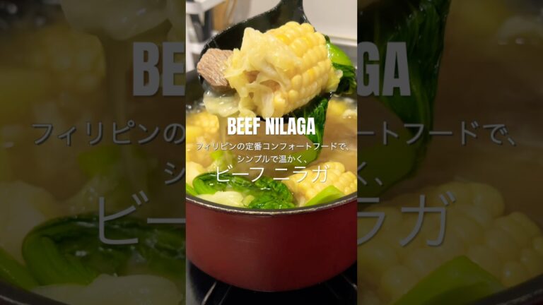 BEEF NILAGA RECIPE ビーフ ニラガ (ビーフスープ) レシピ 🍲