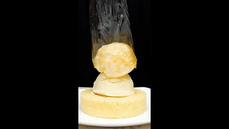 【パリパリ食感が楽しい！】子どもが喜ぶ♡一工夫加えるだけで絶品カラメルドームアイス / Ice Cream with Caramel Dome