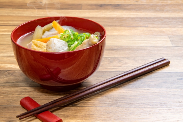 具だくさんの味噌汁