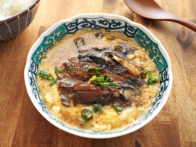 いわし缶の絶品卵とじ