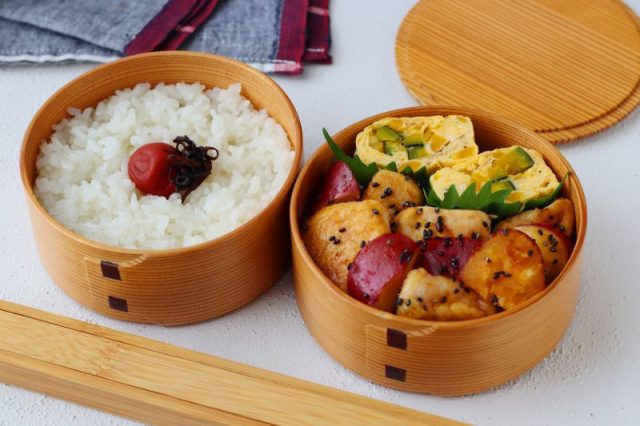 鶏とさつまいもの甘辛