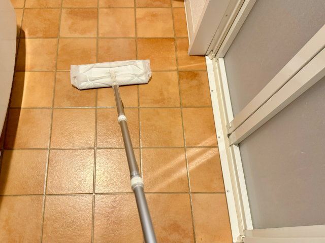 クッションフロア拭き掃除