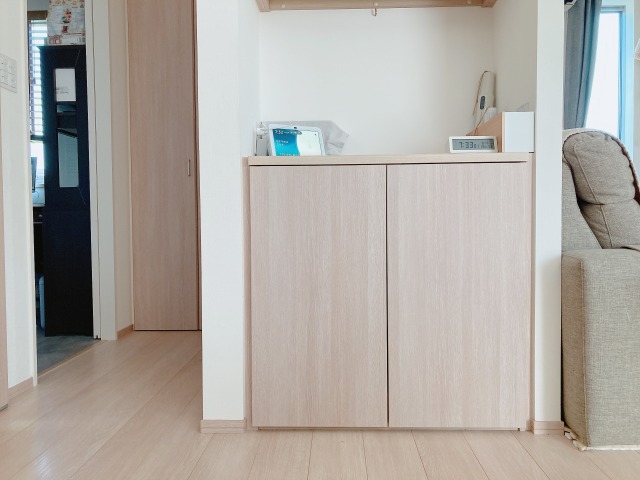 リビングの収納庫