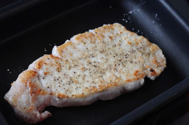 焼いた豚ロース肉