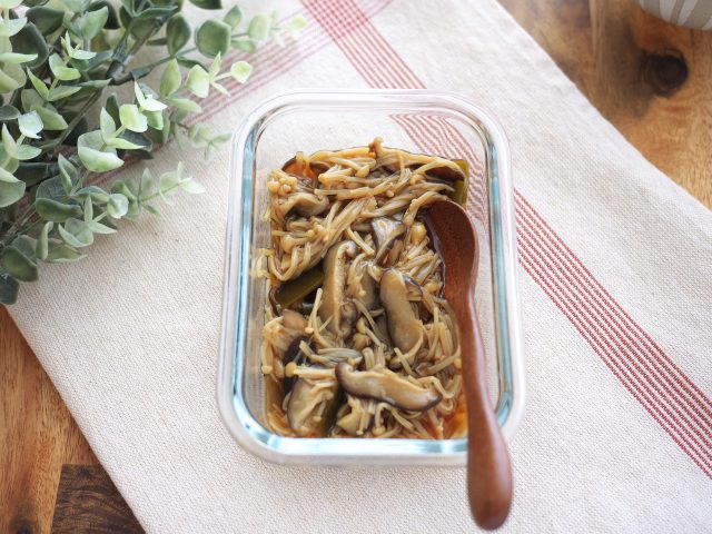 きのこのレンジなめたけ